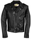Schott N.Y.C. 618 Classic Perfecto® Steerhide Leather Motorcycle Jacket   Leather jacket outfit men, Leather jacket street style, Real leather jacket