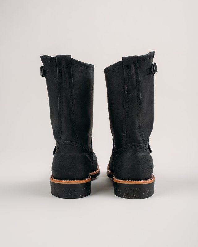 Style BT54 Black Suede Front View